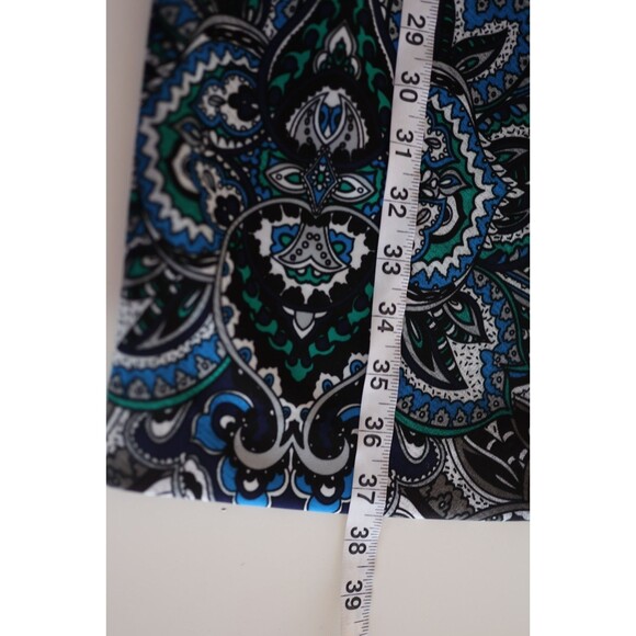 Chicos Dress Womens Colorful Paisley Lined Sleeveless A Line Sheath Size 0 - Picture 3 of 11